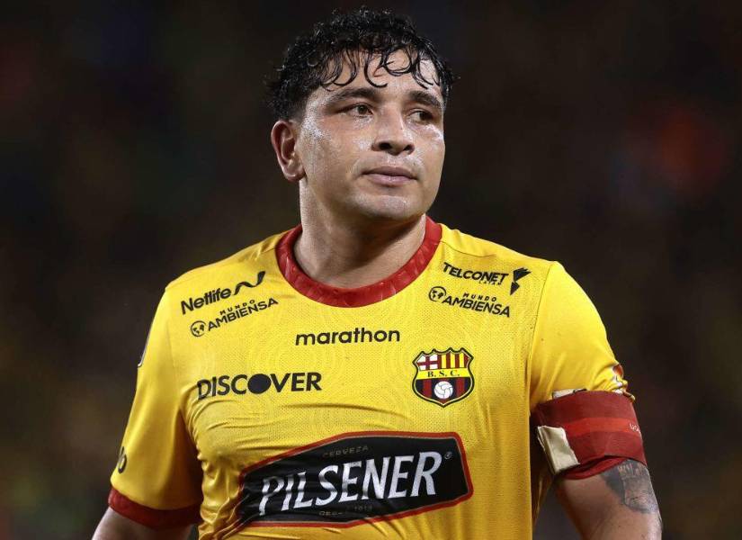 Mario Pineida, defensor de Barcelona SC asesinado.