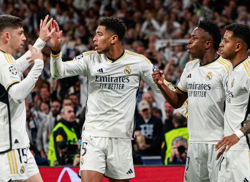 Federico Valverde, Jude Bellingham, Vinícius Júnior y Rodrygo.