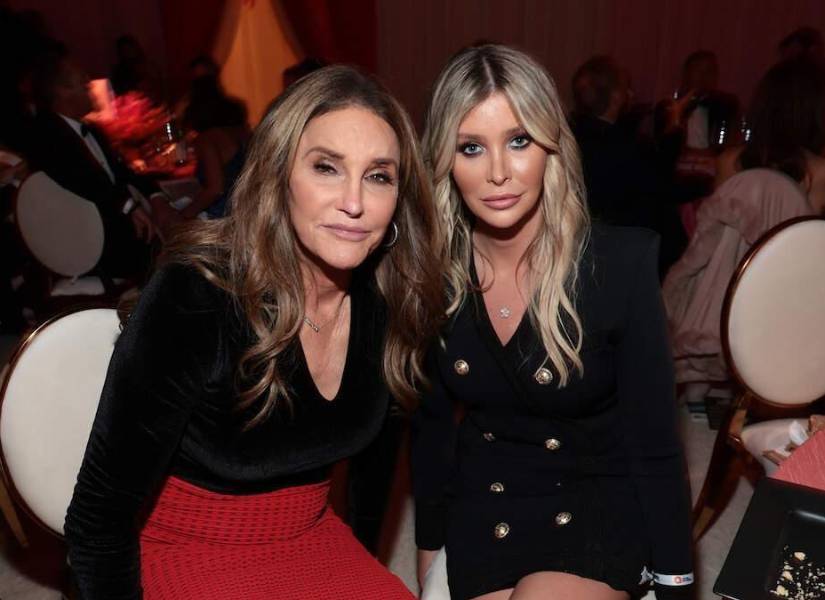 Sophia Hutchins y Caitlyn Jenner.