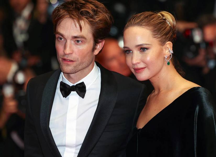 Robert Pattinson y Jennifer Lawrence.