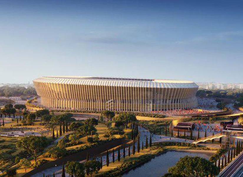 Proyecto del nuevo estadio del AS Roma