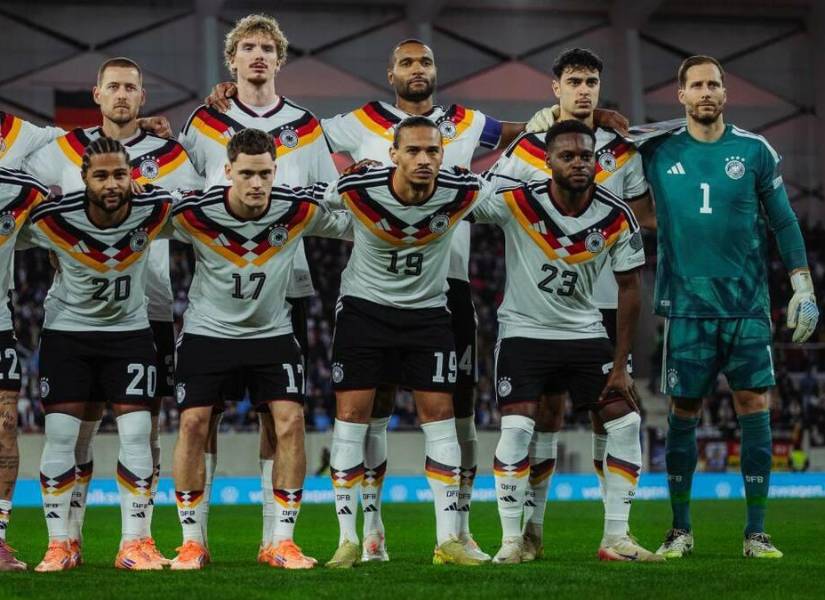 Jugadores de la selección de Alemania.