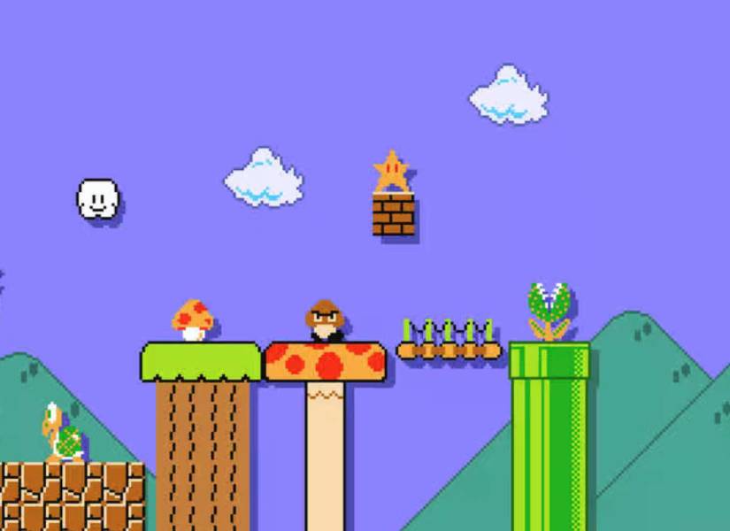 Captura de pantalla de Super Mario Bros