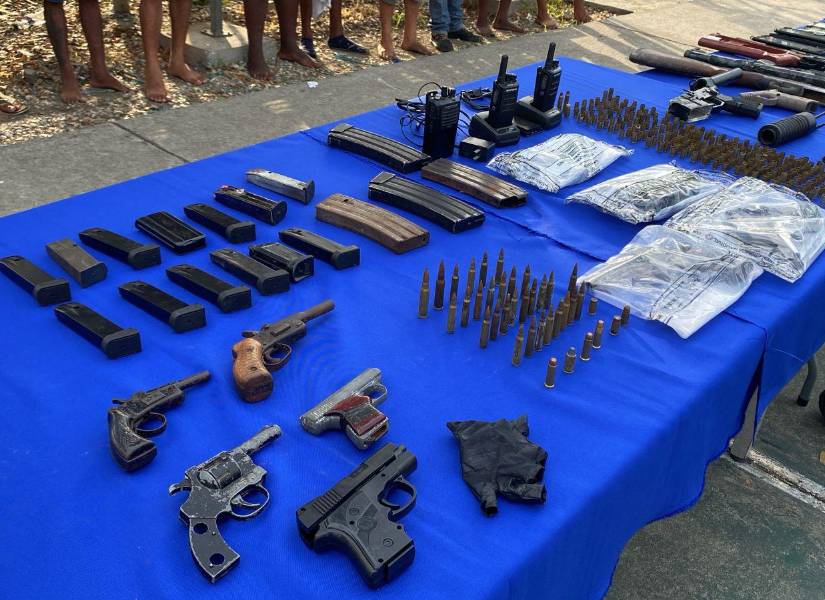 Parte de las evidencias encontradas este viernes 31 de enero.