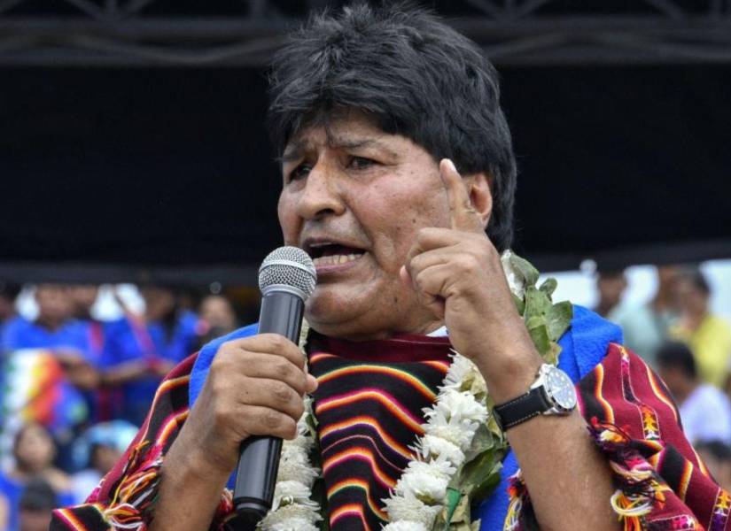 Imagen referencial de Evo Morales.