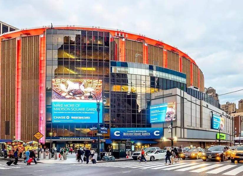 Imagen del Madison Square Garden en Nueva York