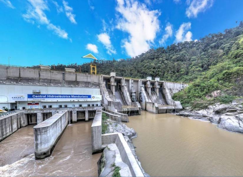 Imagen de la planta hidroeléctrica Mandariacu, en 2019.