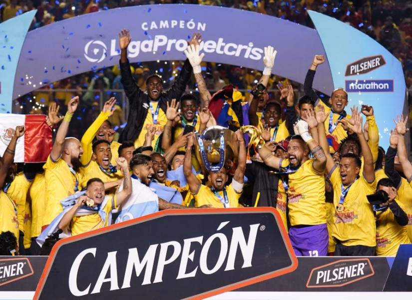 Aucas campeón de la LigaPro 2022.