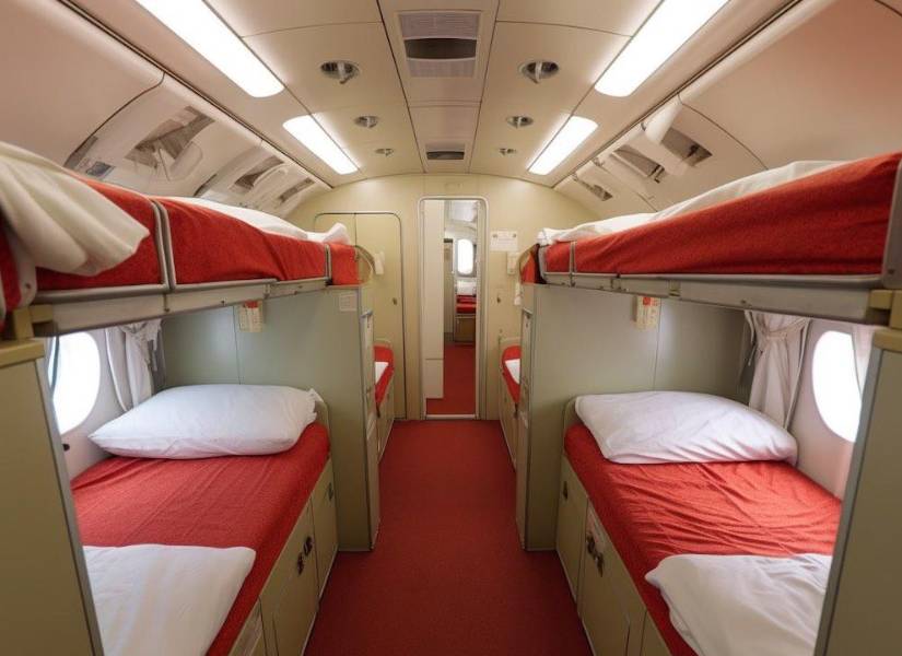 Compartimientos para tripulación.