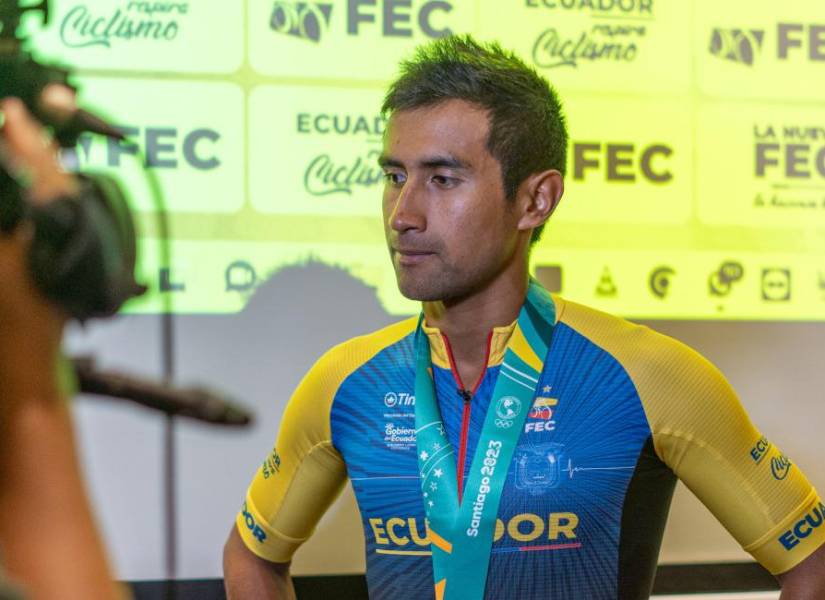 Jhonatan Narváez, ciclista ecuatoriano.