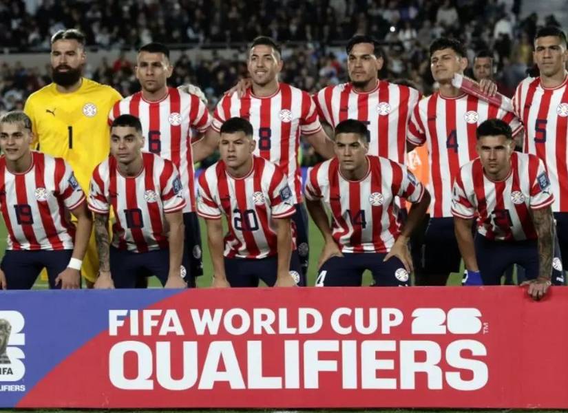 Imagen referencial de la plantilla de Paraguay.