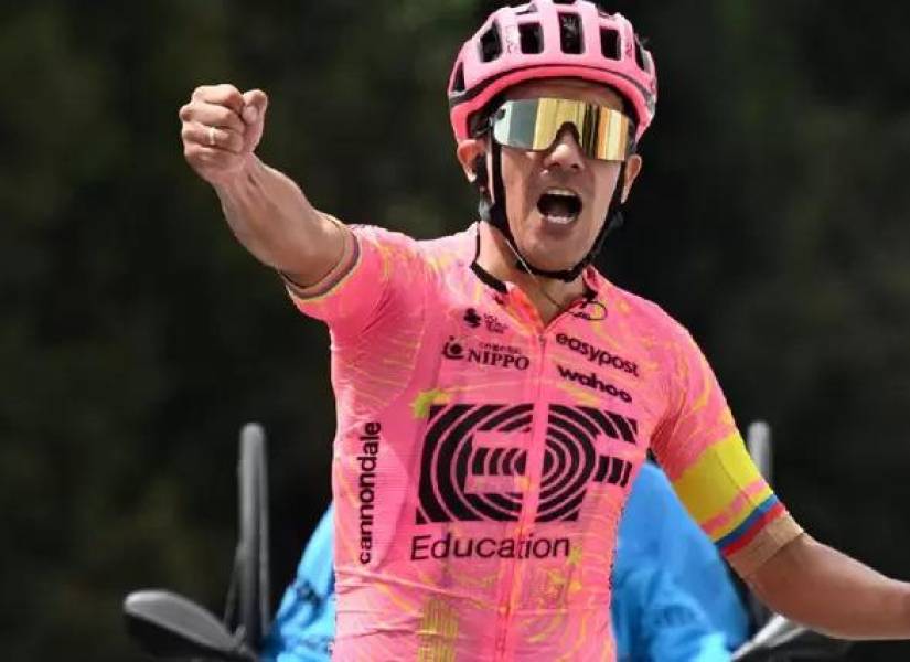 Richard Carapaz, ciclista ecuatoriano.