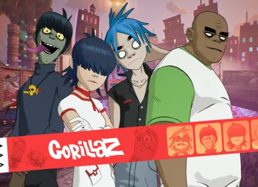 Los integrantes de Gorillaz llegan al universo de Fortnite