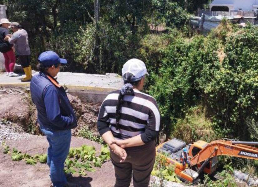 Quito: las quebradas presentan daños de diferente magnitud, según informe del Municipio
