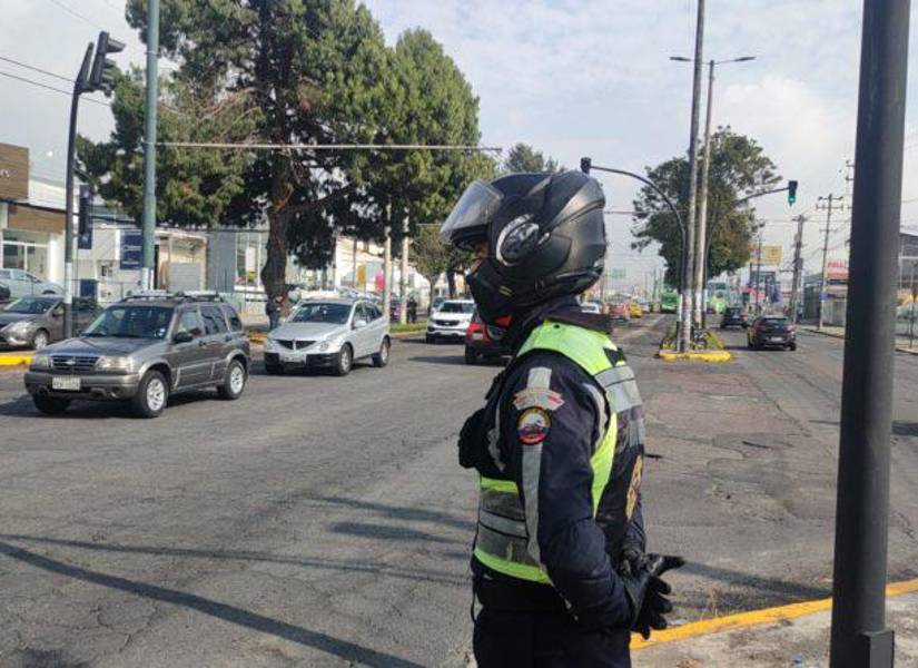 Agentes de tránsito se ubicarán en puntos estratégicos para gestionar la movilidad.