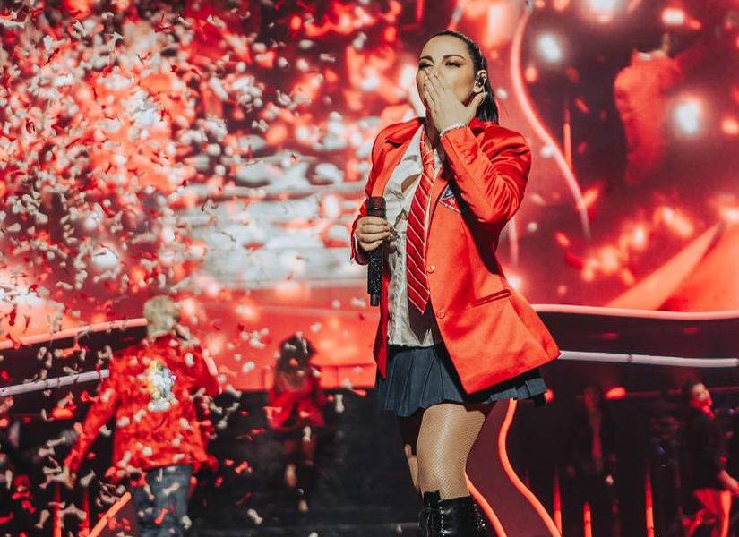 Maite Perroni en el Soy Rebelde Tour