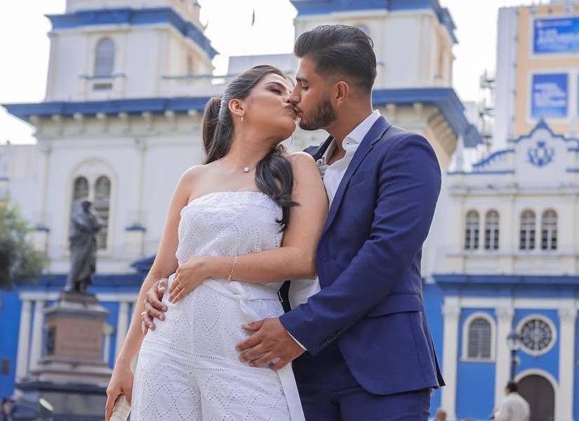 Emma Guerrero y Fernando Zúñiga se casaron en abril de 2021.