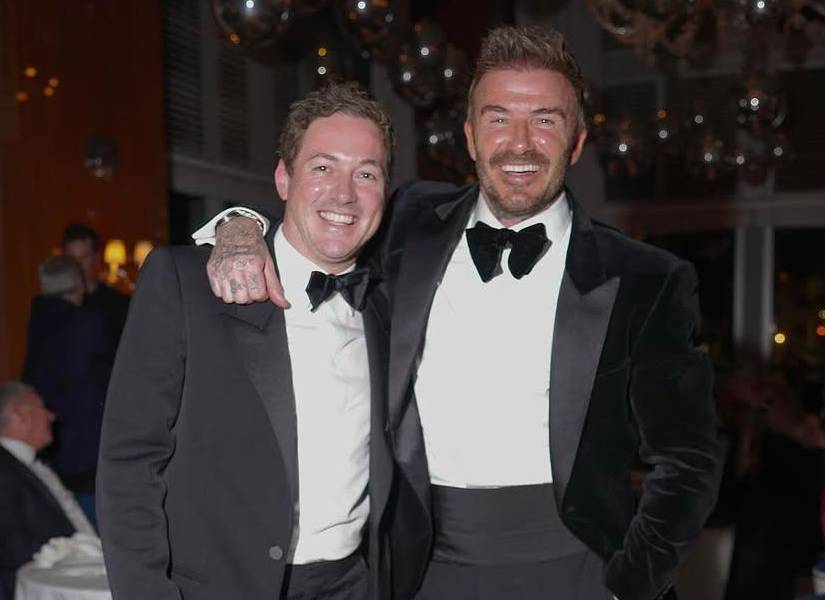 Beckham celebró la previa de su cumpleaños 50.