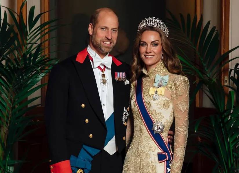 Príncipes de Gales, William y Kate.