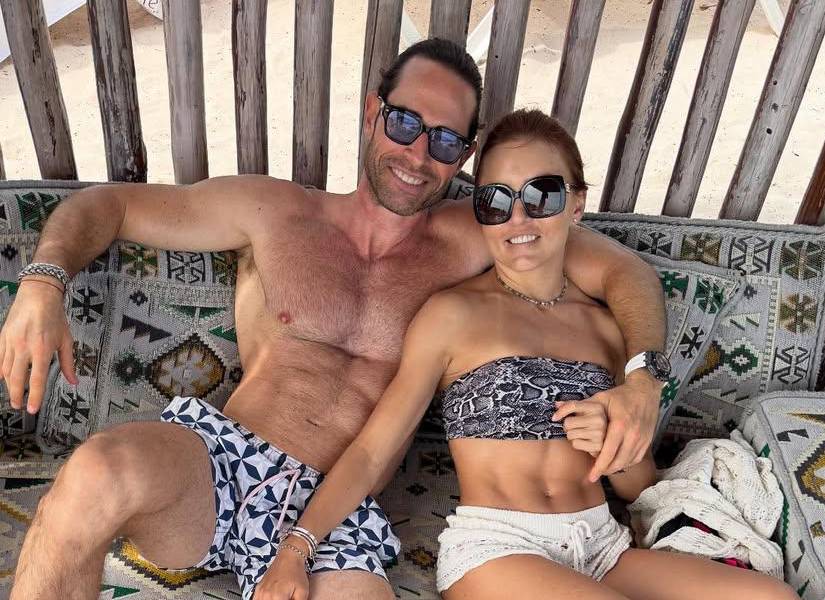 Angelique Boyer junto a su novio Sebastián Rulli.