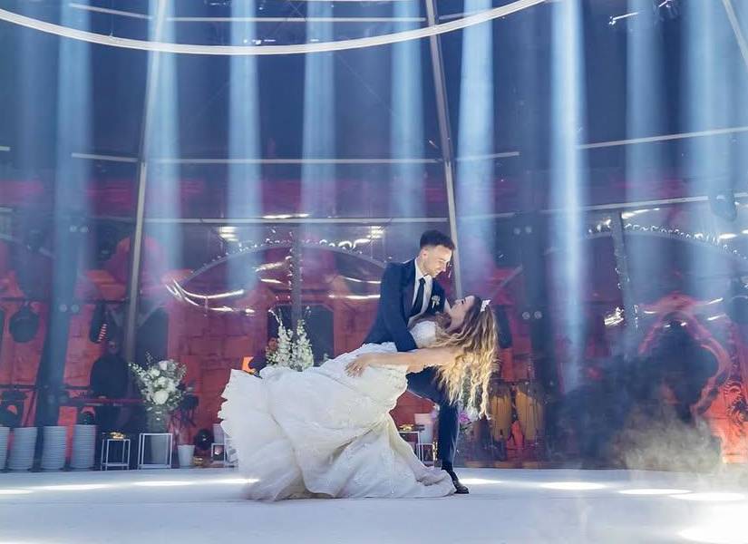 Baile nupcial de Diogo Jota y Rute Cardoso.