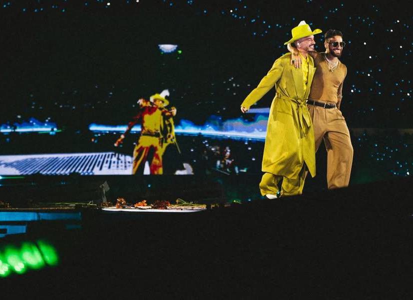Maluma y JBalvin en Medellín.