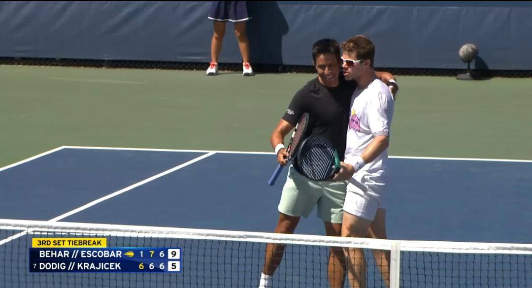 Gonzalo Escobar y Gonzalo Behar avanzan en dobles del US Open