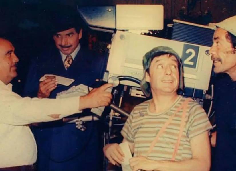 Detrás de cámaras de El Chavo del 8.