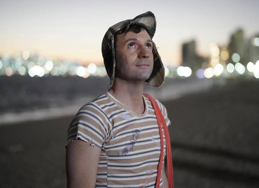 Pablo Cruz durante las escenas de Acapulco.