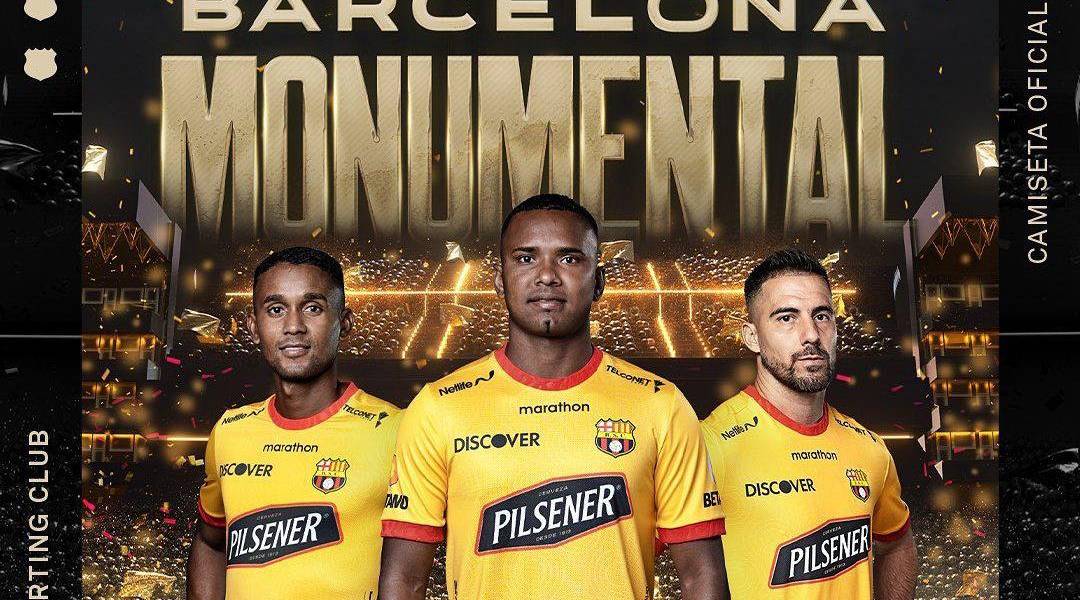 Barcelona SC presentó su nuevo uniforme para la nueva temporada