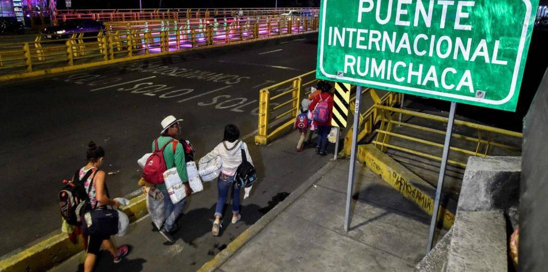 Colombia abrió desde este lunes su lado en el puente Internacional Rumichaca