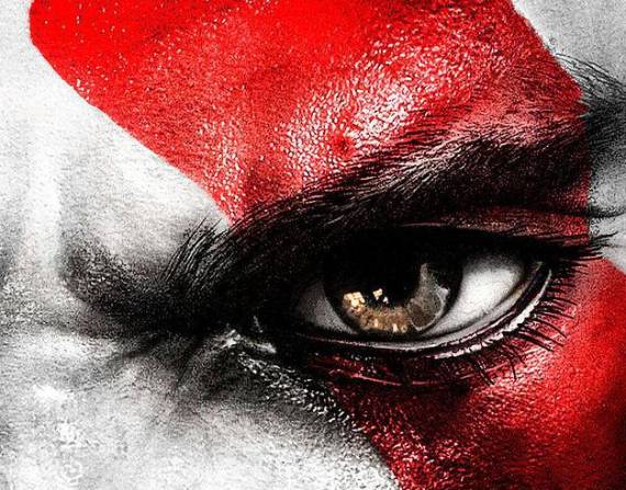 Cara de Kratos, personaje principal de God of War.