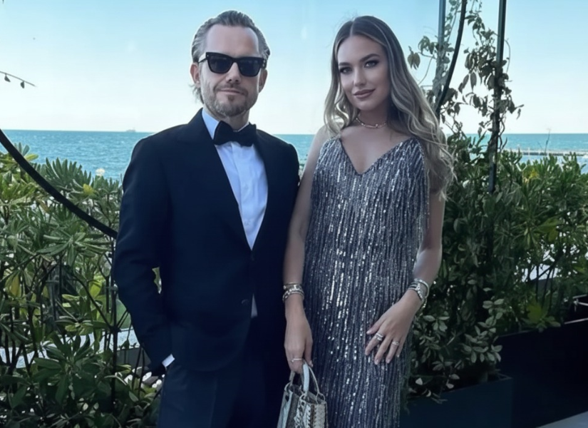 Pamela junto a su presunto agresor, Gianluca Soncin.