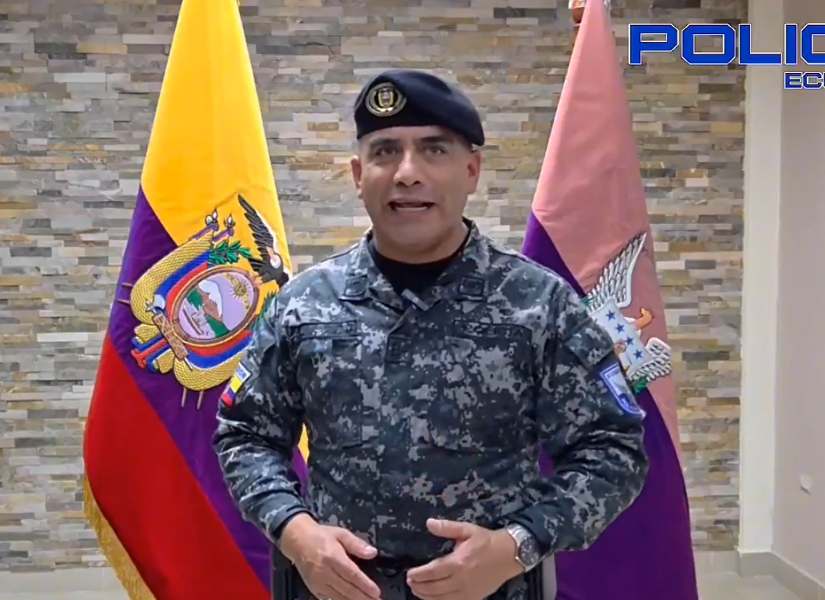 Captura de pantalla del video de la Policía Nacional