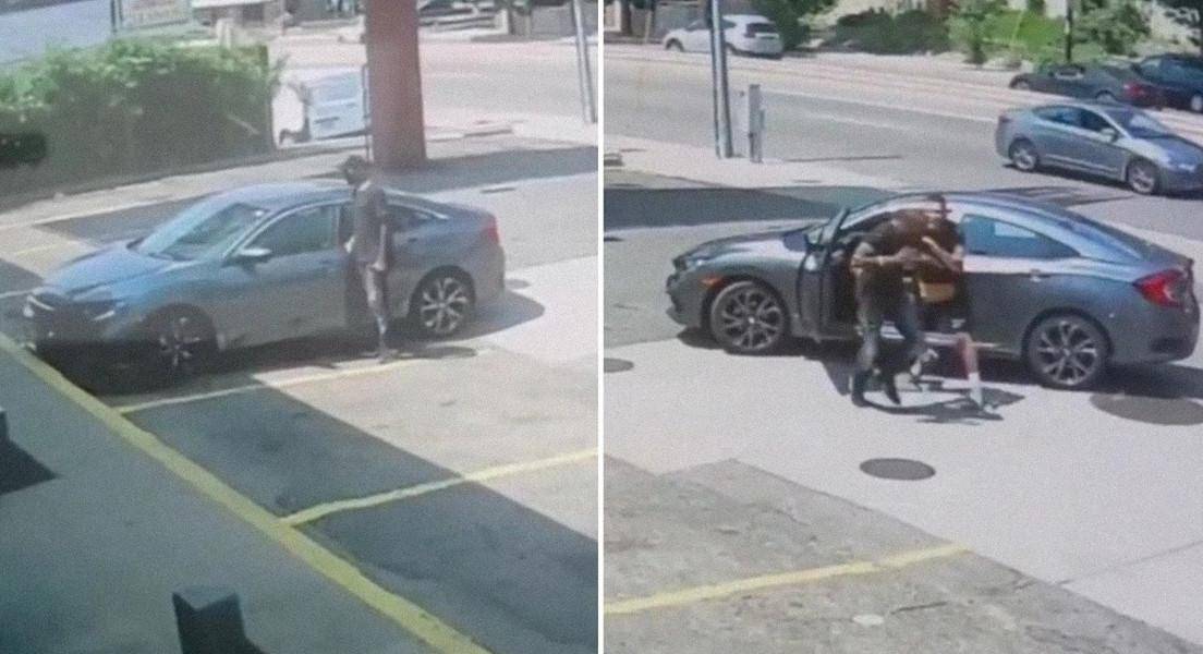 Un ladrón intenta robar el coche de un luchador de la UFC y de inmediato descubre por qué fue mala idea