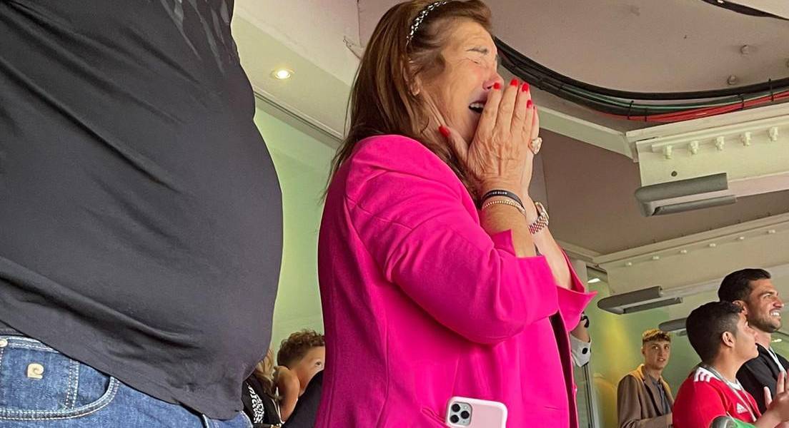 La reacción de la madre de Ronaldo a un gol de su hijo en el debut con el Manchester United