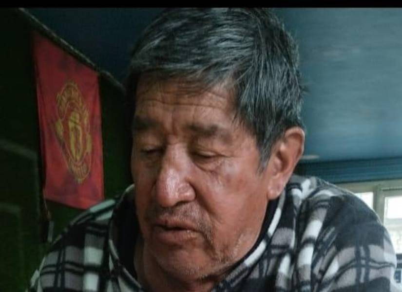 La fotografía Bolívar Alcides Araque Caicedo, desaparecido en Quito.