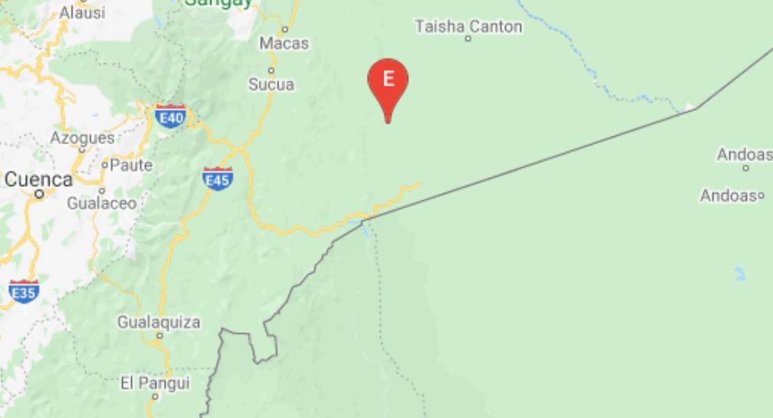 Sismo de 4,2 grados en la escala de Richter en Morona Santiago
