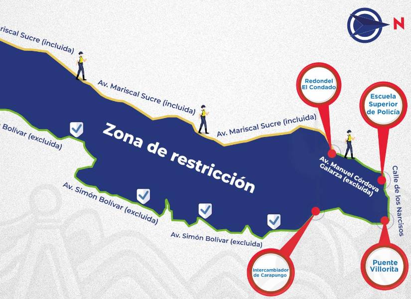 Pico y placa en Quito: las restricciones de movilidad para este jueves, 20 de noviembre