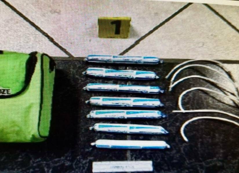 Los sujetos tenían dinamita y mechas al momento de ser capturados.