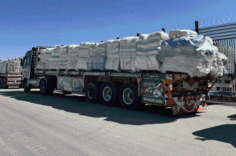 Ayuda humanitaria rumbo a Gaza