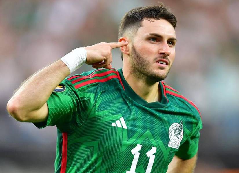 Giménez con la selección mexicana.