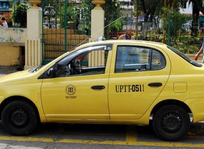 Imagen referencial de un taxi en Ecuador.