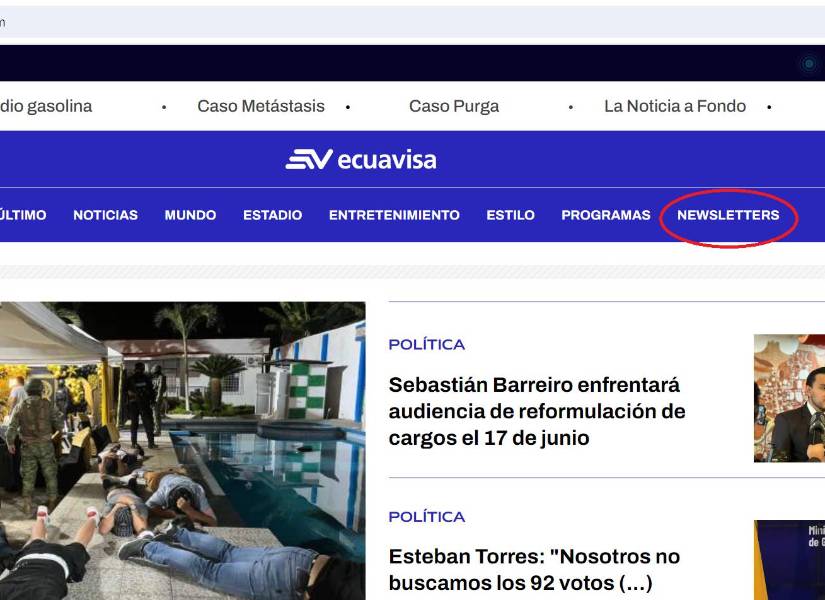 Ecuavisa presenta los Newsletters con contenido personalizado que llega al correo electrónico
