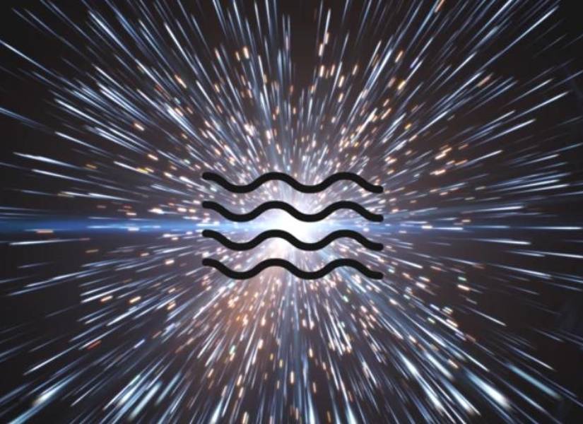 El símbolo representa comúnmente las microondas, que son ondas electromagnéticas de alta frecuencia utilizadas en diversos contextos.