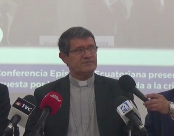 La Conferencia Episcopal Ecuatoriana presenta una propuesta para llegar a acuerdos.