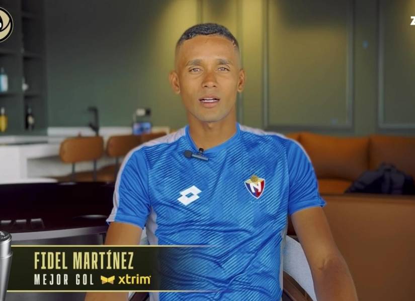 Fidel Martínez, jugador de El Nacional.