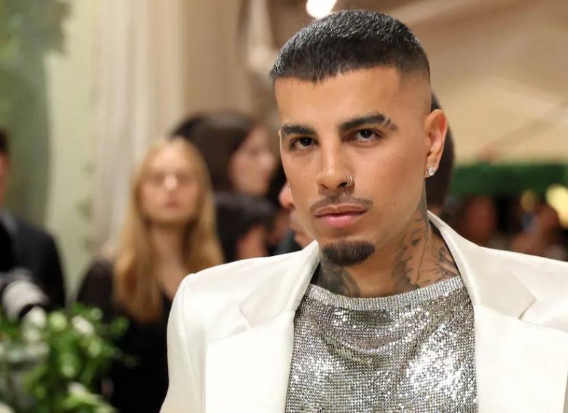 Rauw Alejandro en el Met Gala 2024.