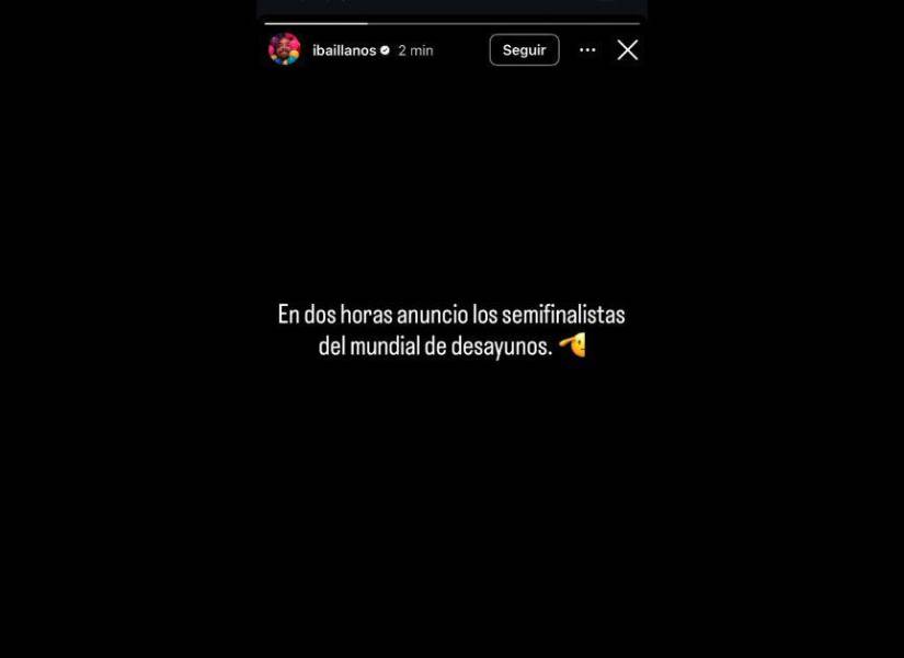 Ibai anunció que en dos horas revelará quien es el ganador del Mundial de Desayunos.