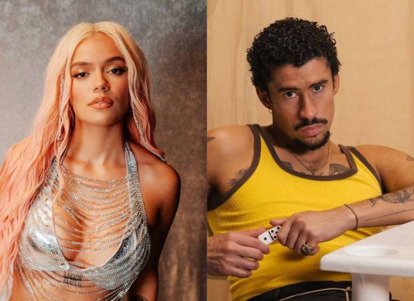 Karol G y Bad Bunny.